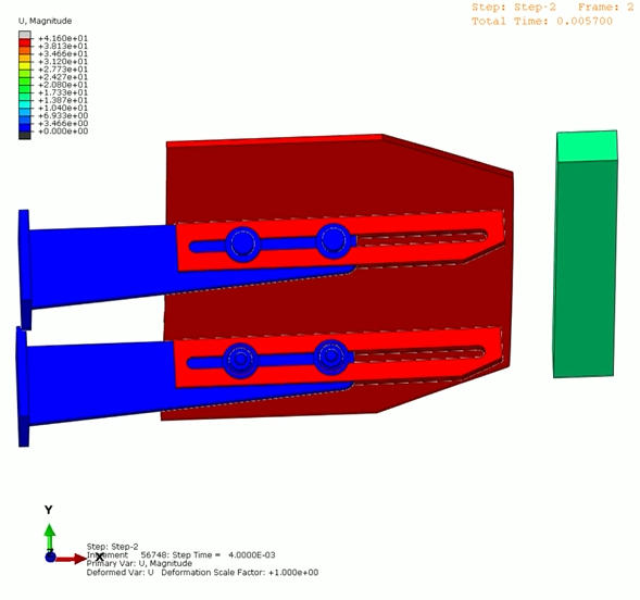 踏板冲击载荷仿真分析